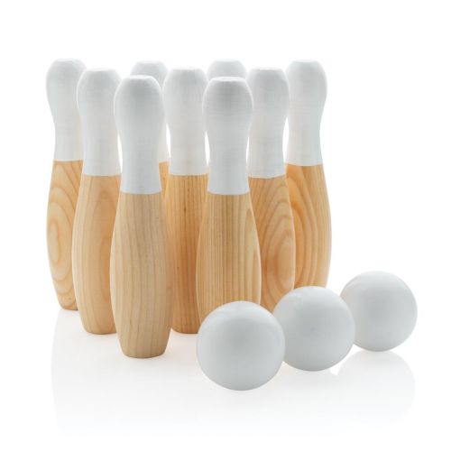 Wooden skittles set - Image 2